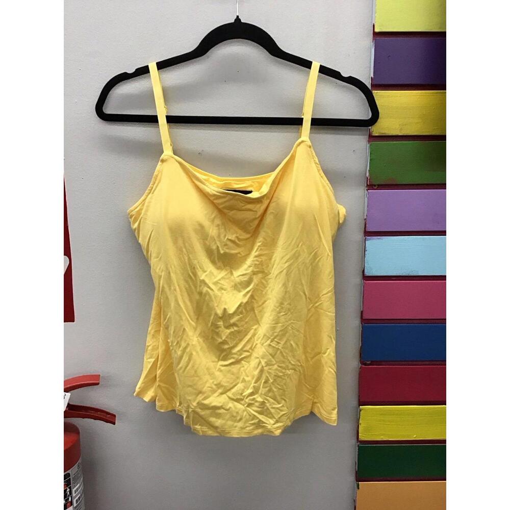 Colleen Lopez padded yellow camisole size LARGE new from HSN